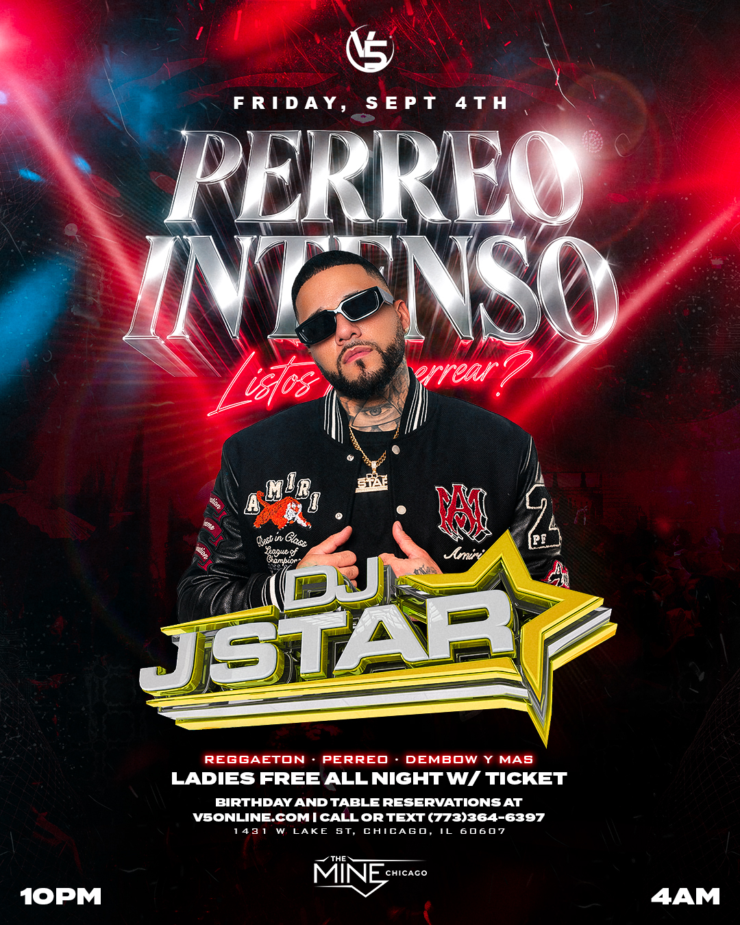 PERREO INTENSO event flyer