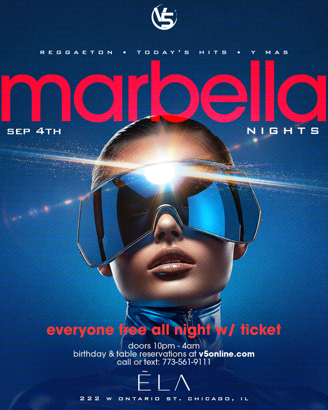 Marbella Night | Ēla event flyer