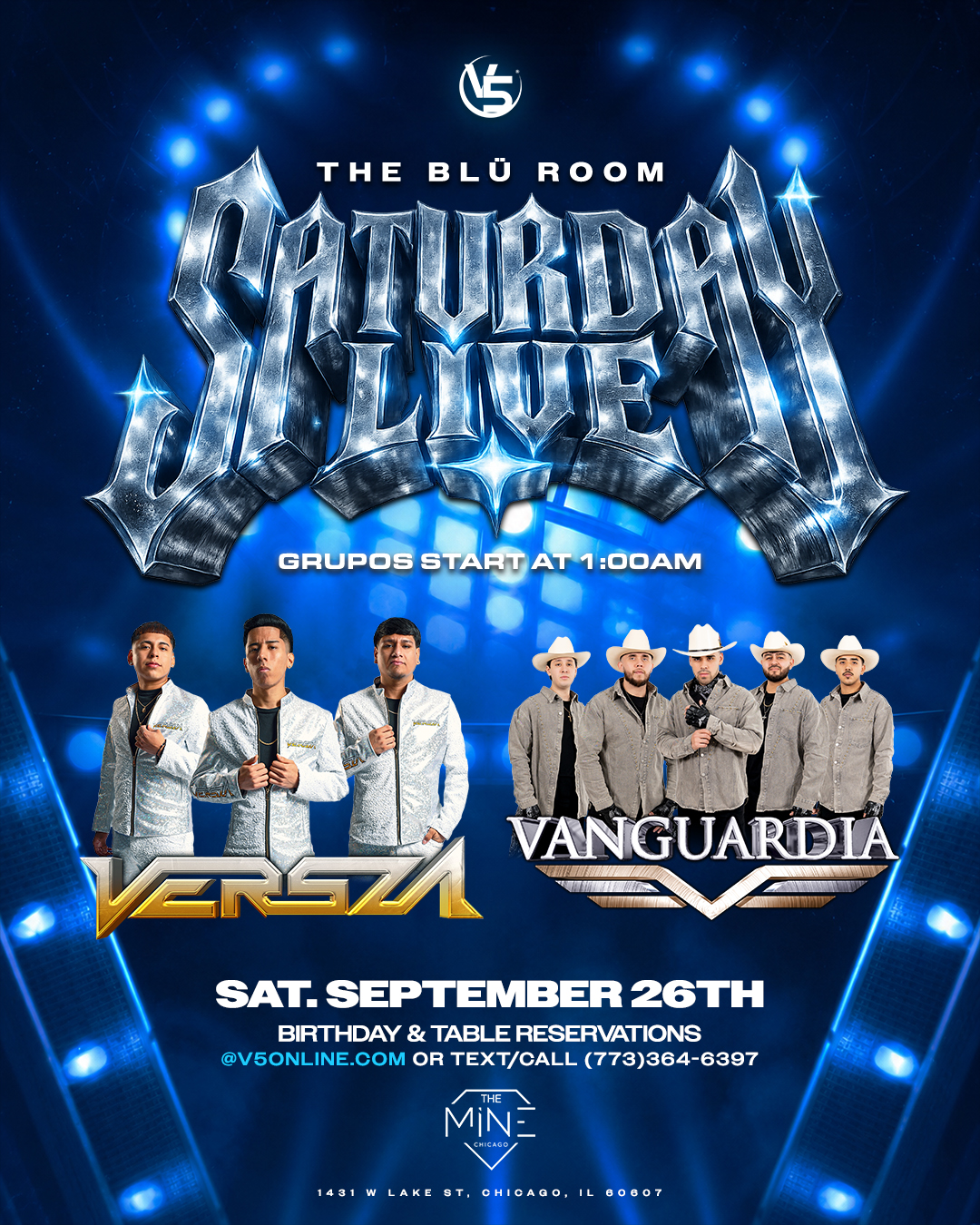 Blü Room | Saturdays flyer