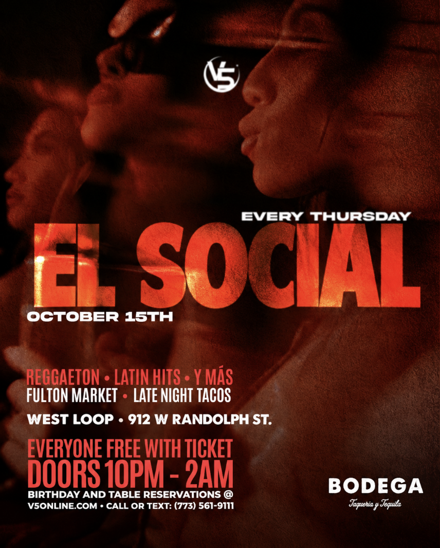El Social | Bodega flyer for Thursday, October 15
