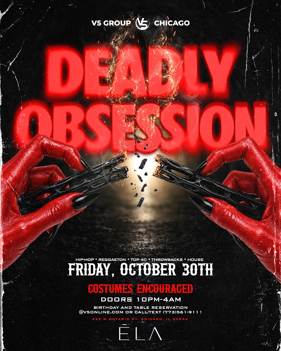Deadly Obsession | Ēla flyer