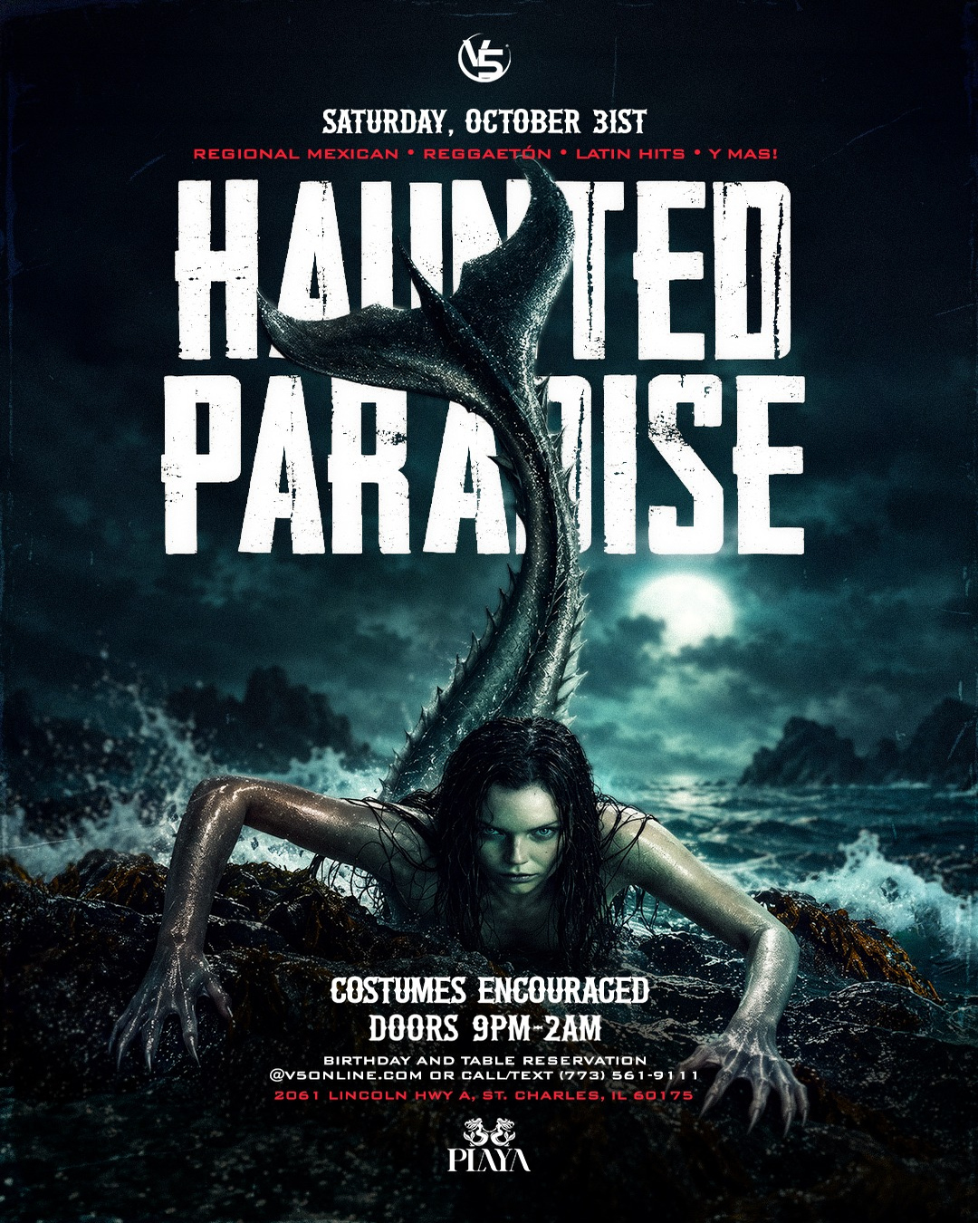 HAUNTED PARADISE event flyer