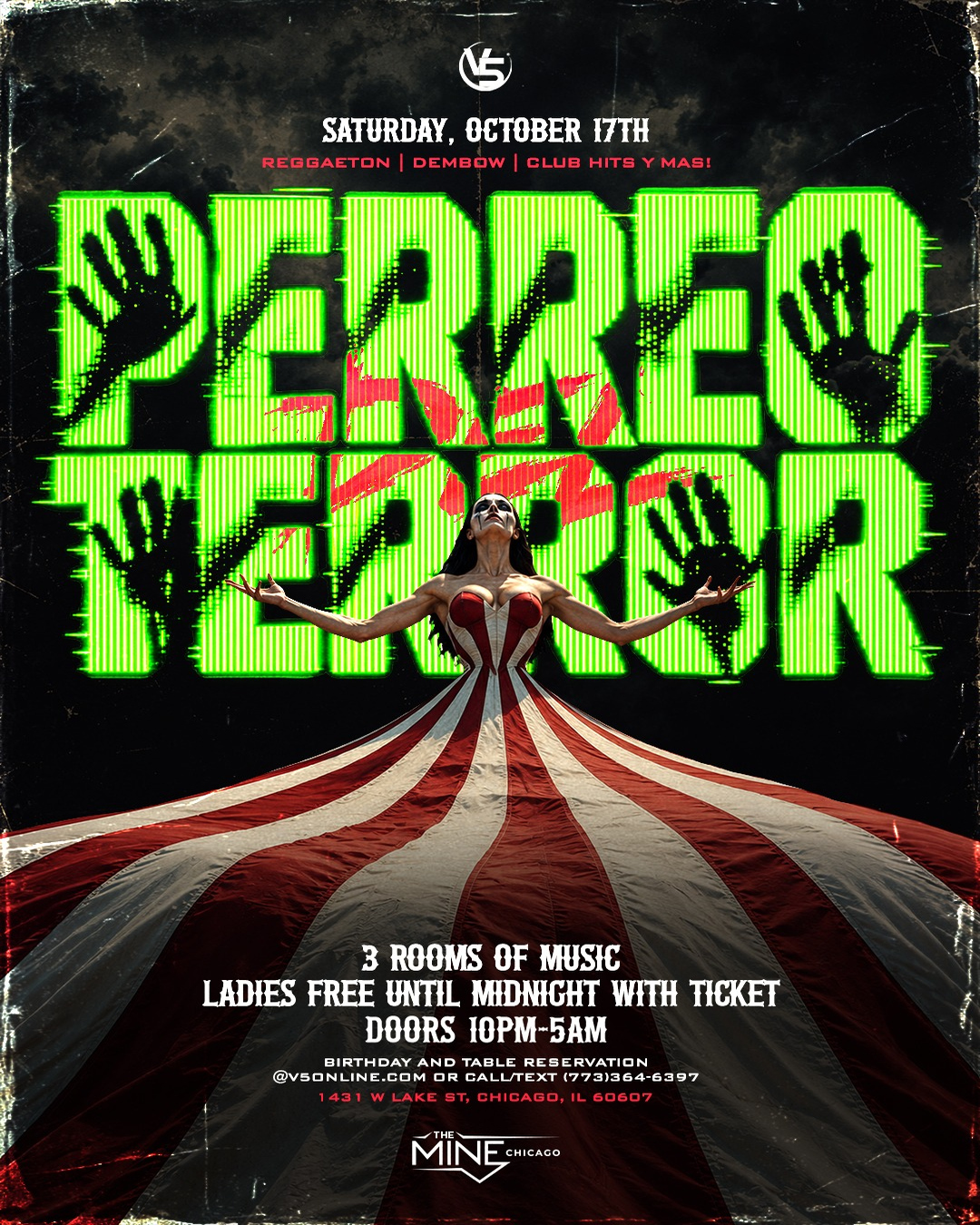 PERREO DEL TERROR event flyer